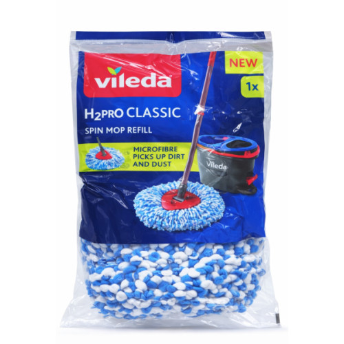 Сменная насадка для швабры Vileda H2prO Spin, 1 шт